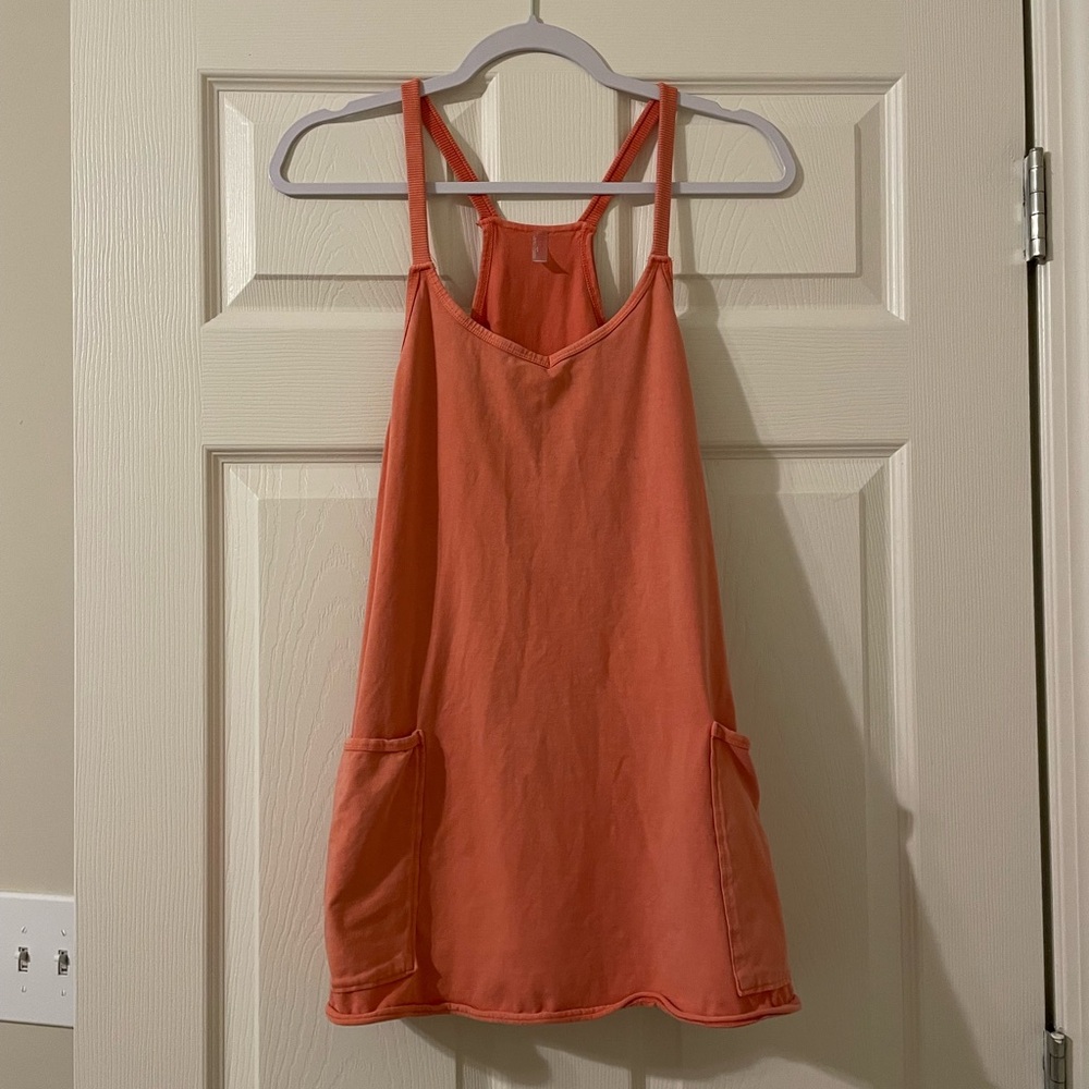 Free People Orange Hotshot Dress